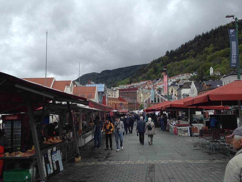 Mercado de Bergen, Noruega