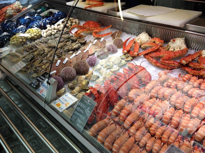 Mercado de Bergen, Noruega