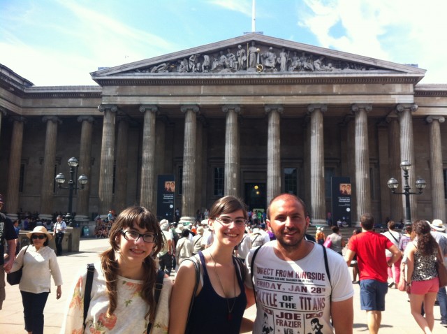 Con Rubén por Londres